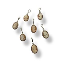 Pendant Mandile 1922 Woman Cammei  in Silver Conchiglia 2MCICM165 - 2MCICM165